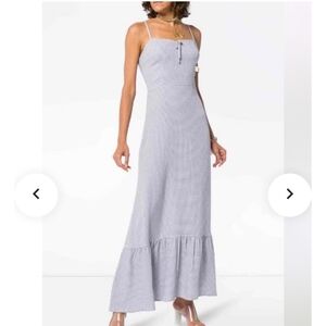 Reformation Prairie Gingham Maxi Dress Size 2